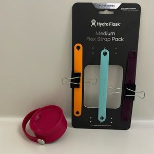 Hydro Flask bundle: Wide Mouth Flex Sip™ Lid & Medium Flex Strap Pack